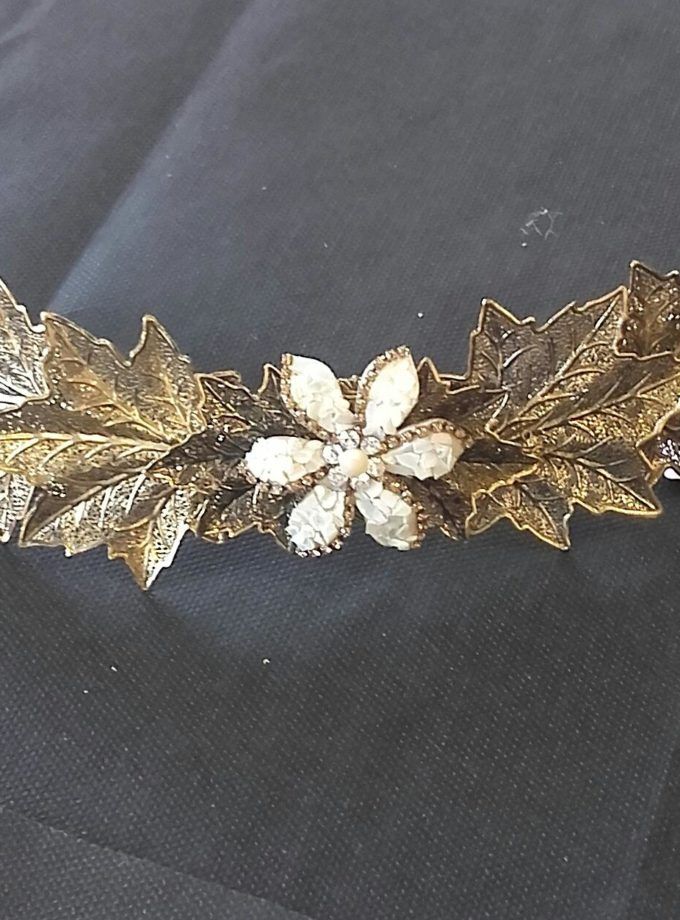 Cinturón novia hojas ‘Otoño’