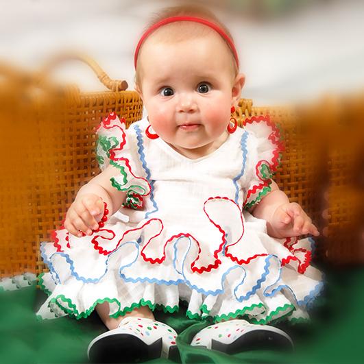 Trajes de flamenca infantil 9 baby