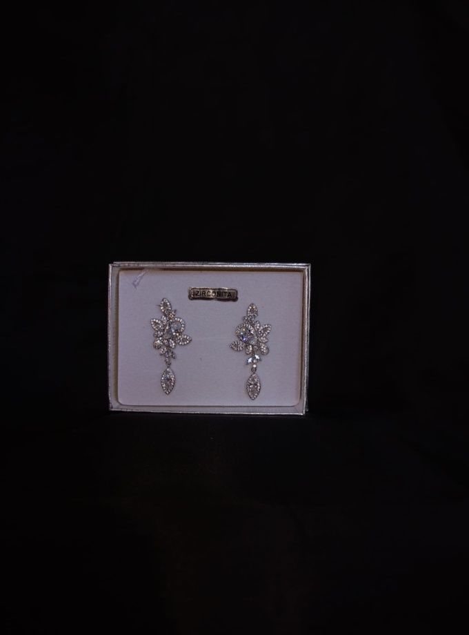 Pendientes zirconita brillantes