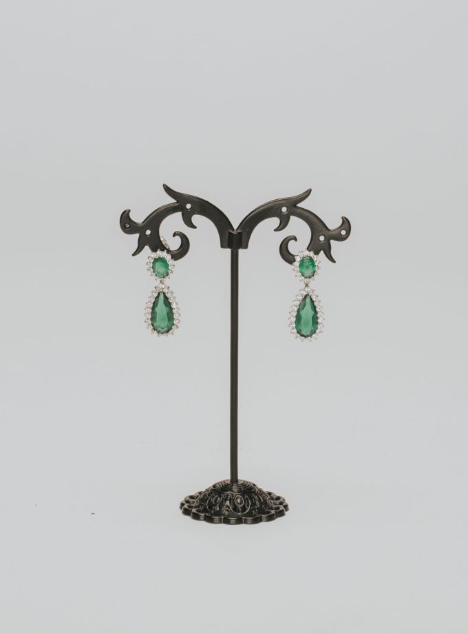 Pendientes esmeralda