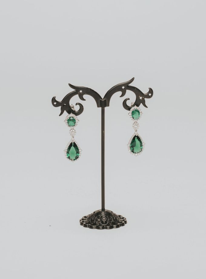 Pendientes esmeralda 2