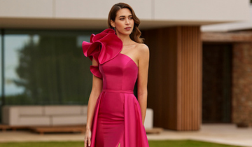 vestido de invitada de boda de noche